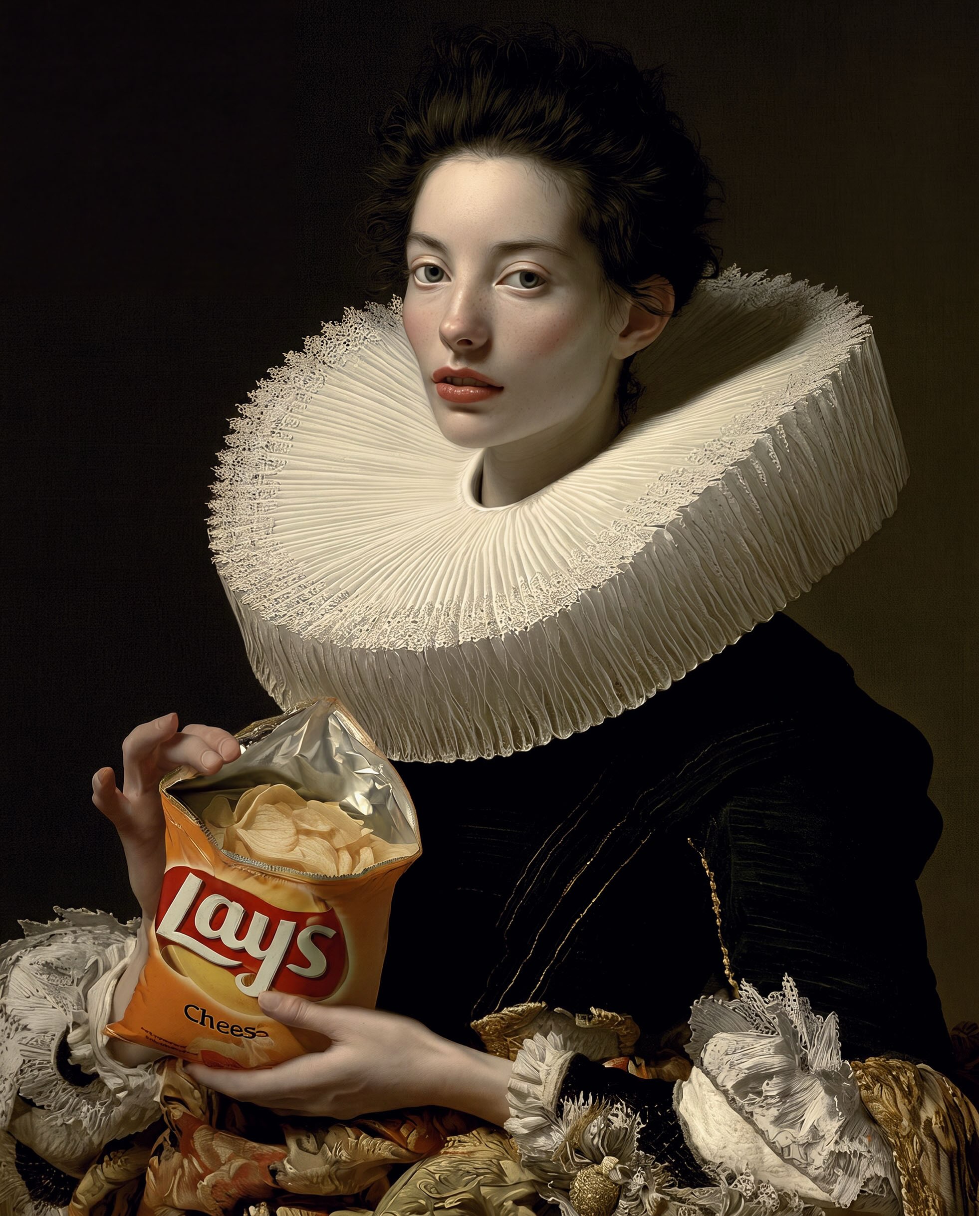 Portrait of a Woman Who Brought Her Own Snacks