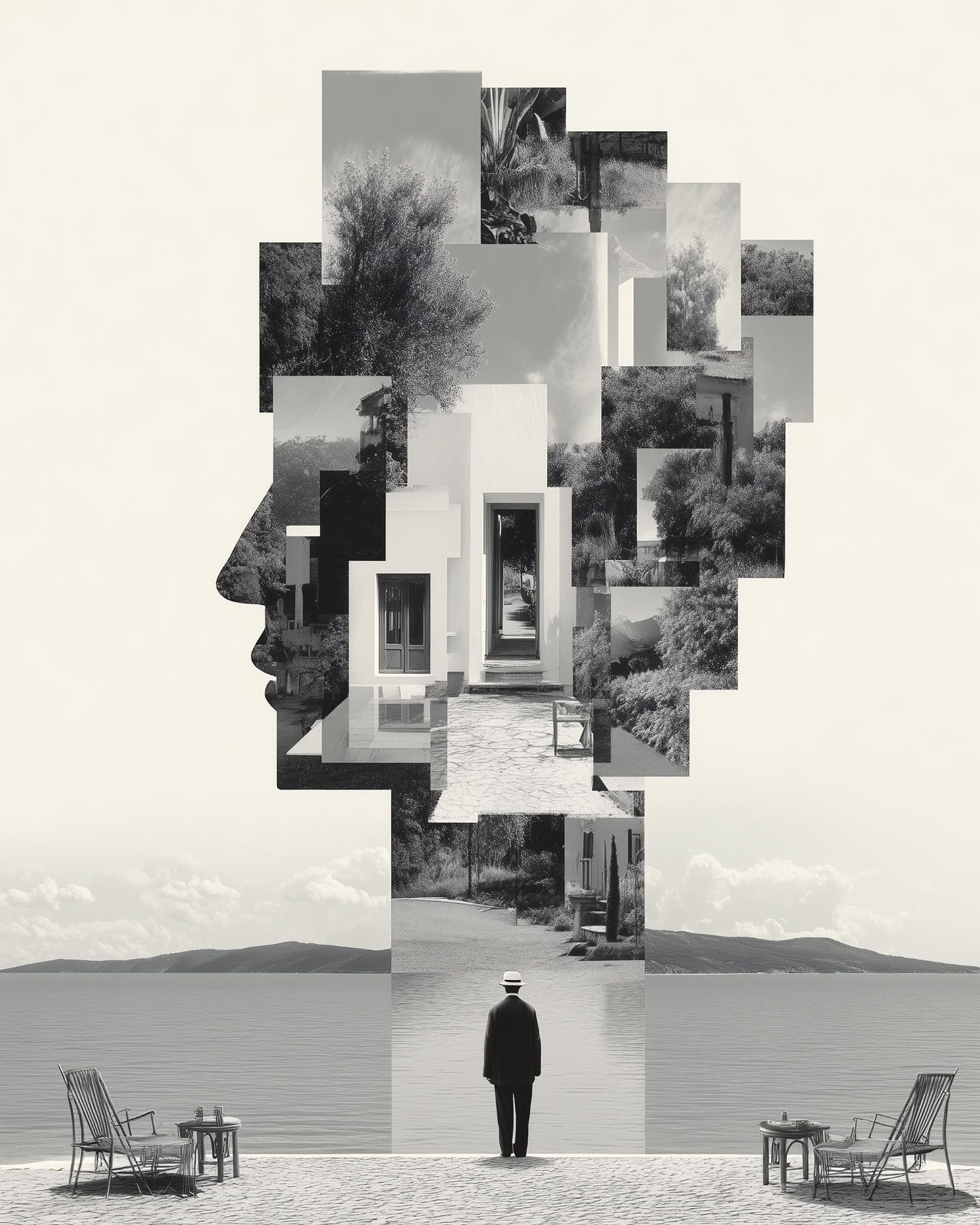 Aegean Reflections in a Cubist Mind