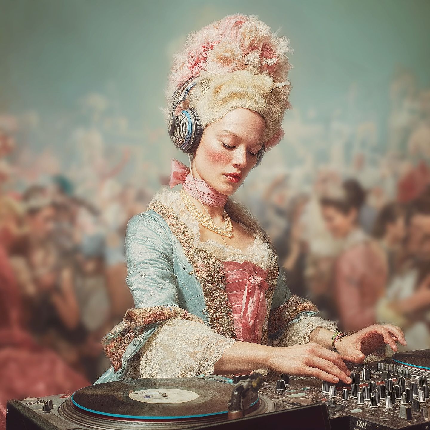 Marie Antoinette at the Rave