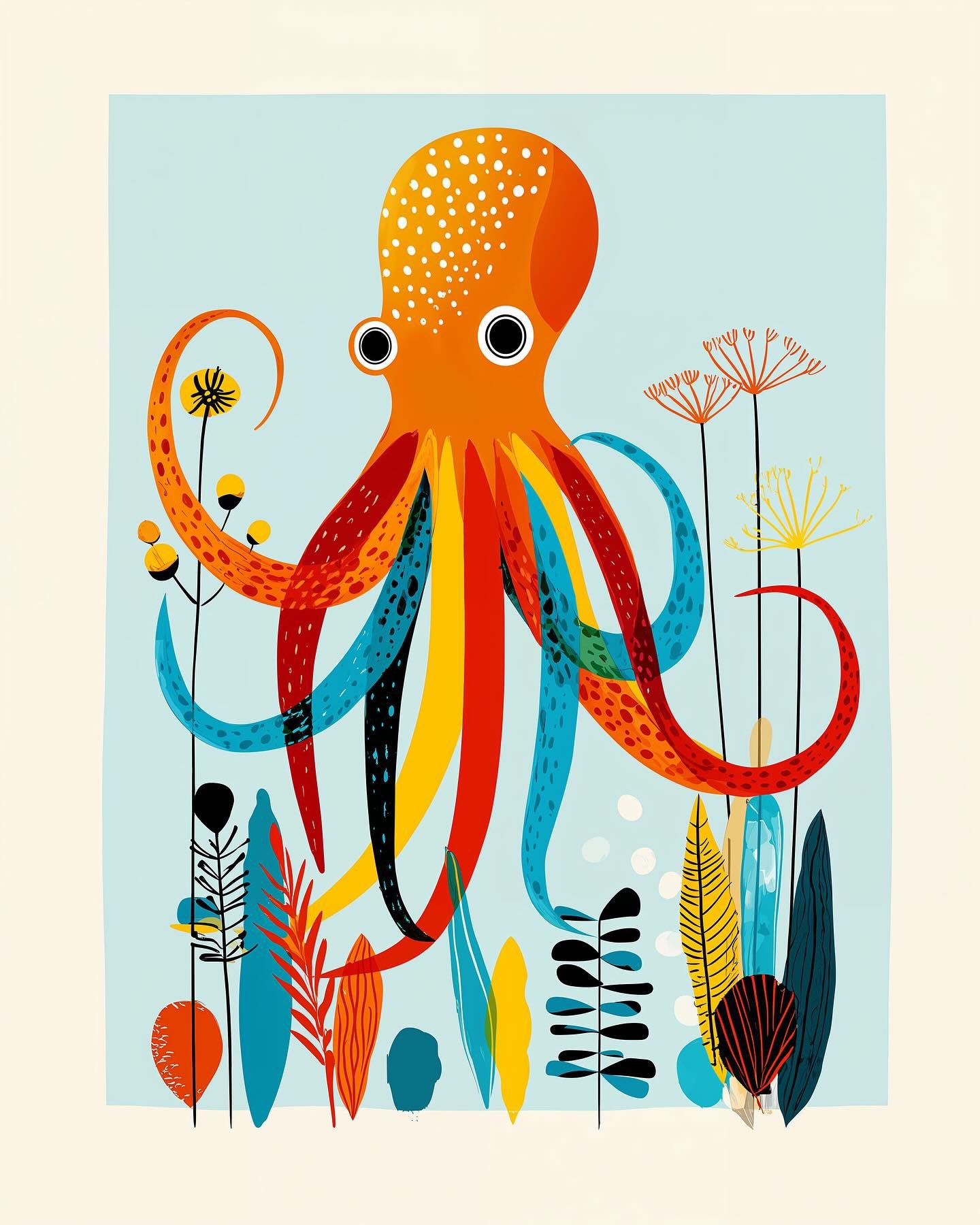 Octopus in Matisse