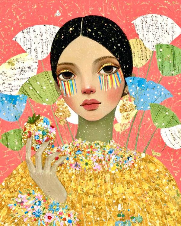 Rainbow Tears, Gold Hair