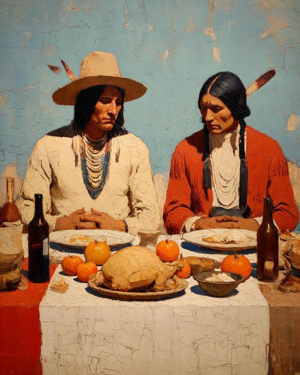 The Most Awkward Dinner Ever Painted